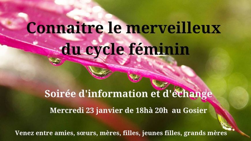 Connaitre le merveilleux du Cycle Féminin