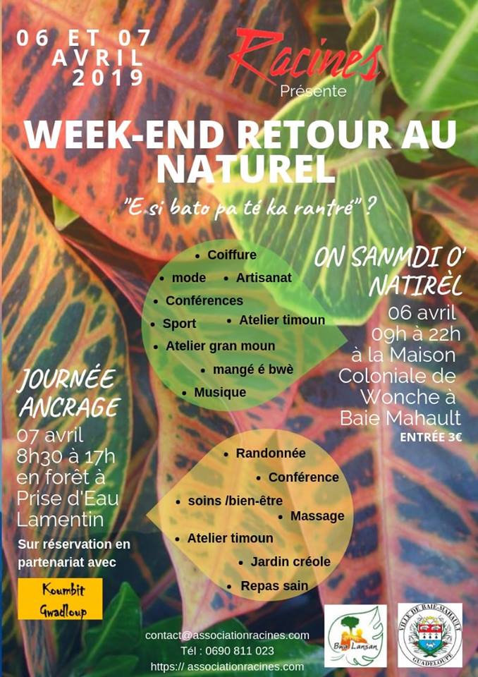 Week-End Retour Au Naturel – 6 avril 9h à 22h