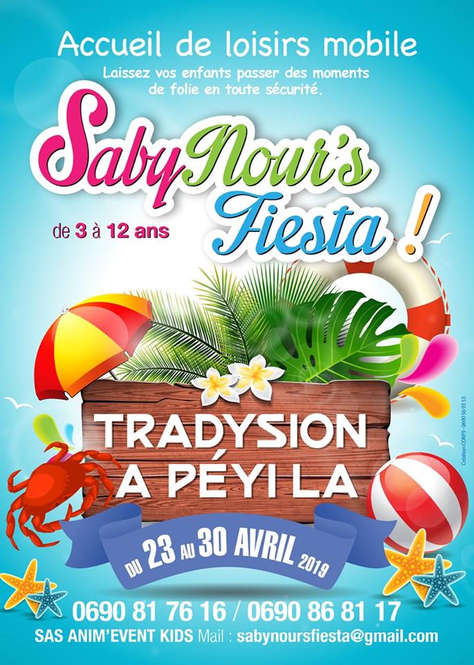 Sabynour’s Fiesta Accueil de loisirs mobile du 23 au 30 avril – 3/12 ans