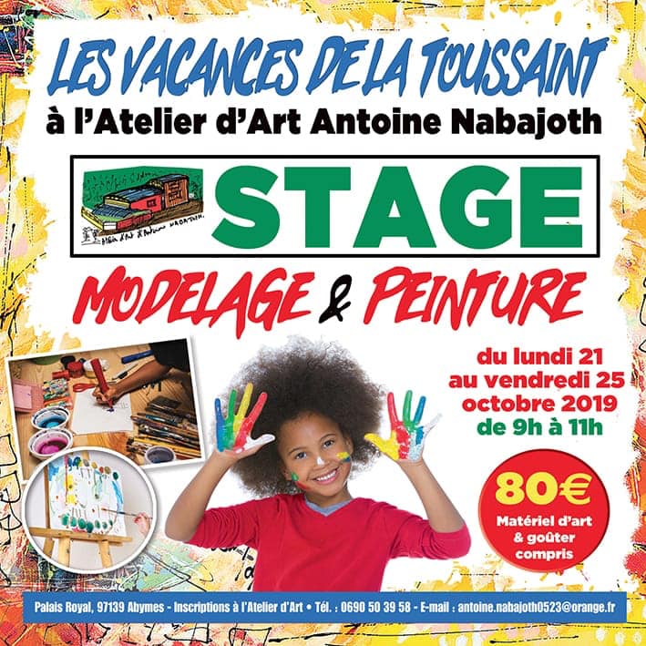 Vacances de Toussaint – Stage Modelage et Peinture