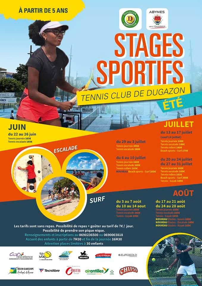 Vacances de Toussaint Stage sportif à partir de 5ans du 22 juin au 28 Aout