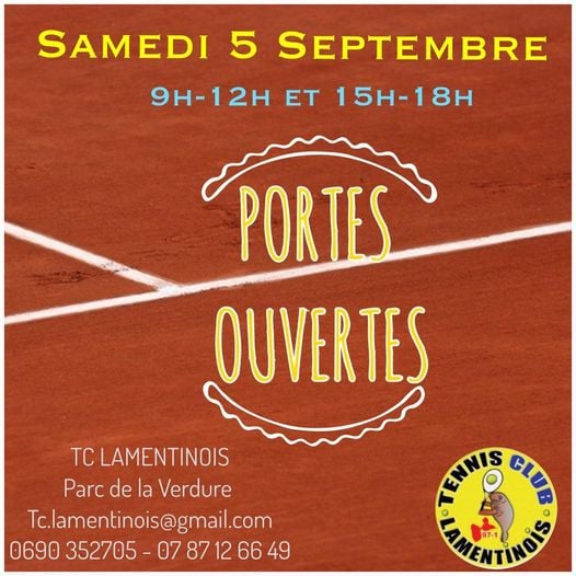 Journée portes-ouvertes du Tennis Club Lamentinois