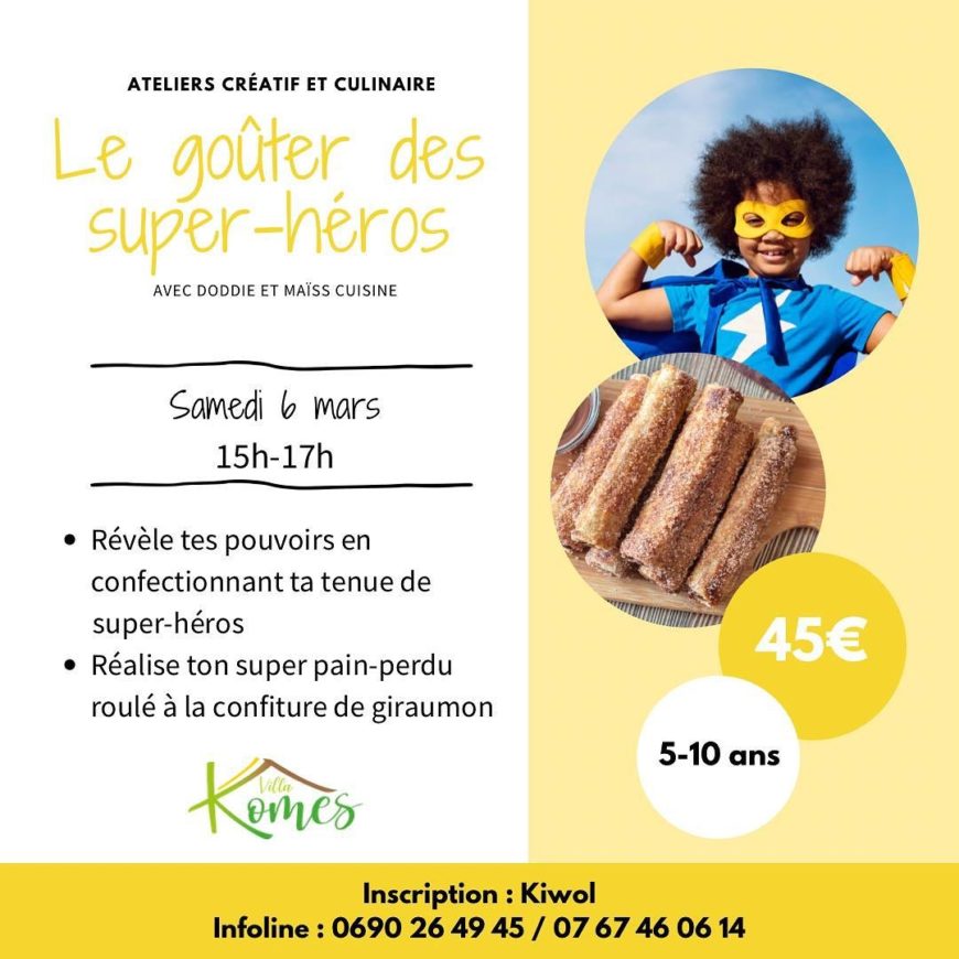 Le goûter des Super-Héros! 🦸🏽🦹🏽‍♀️