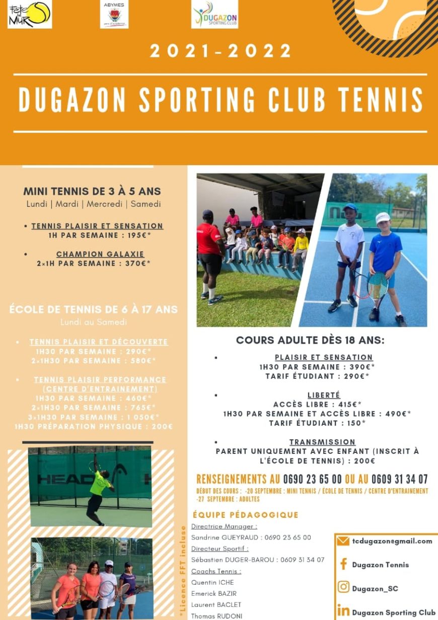 TENNIS ET CLSH – ABYMES – Dugazon Sporting Club tennis