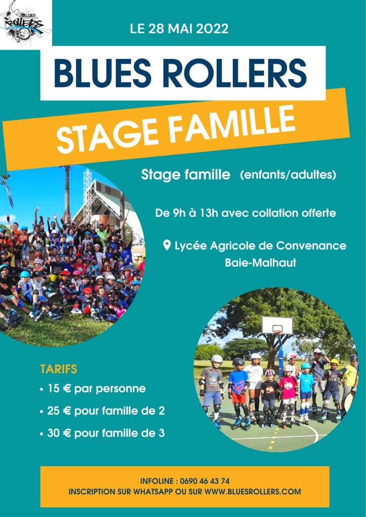 Stage famille Rollers