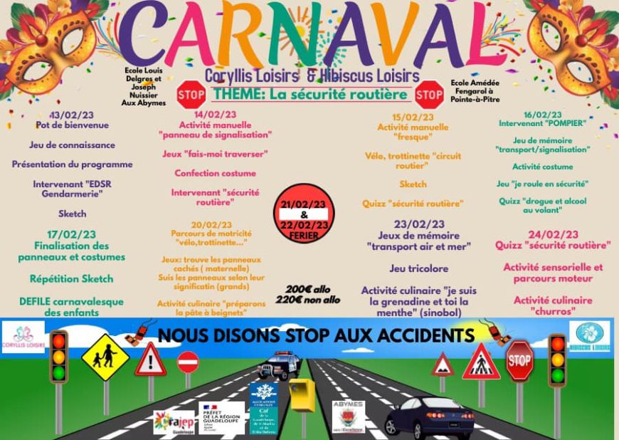 Vacances de carnaval – Pointe à pitre