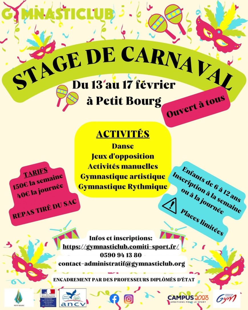 Vacances de carnaval – Petit-Bourg