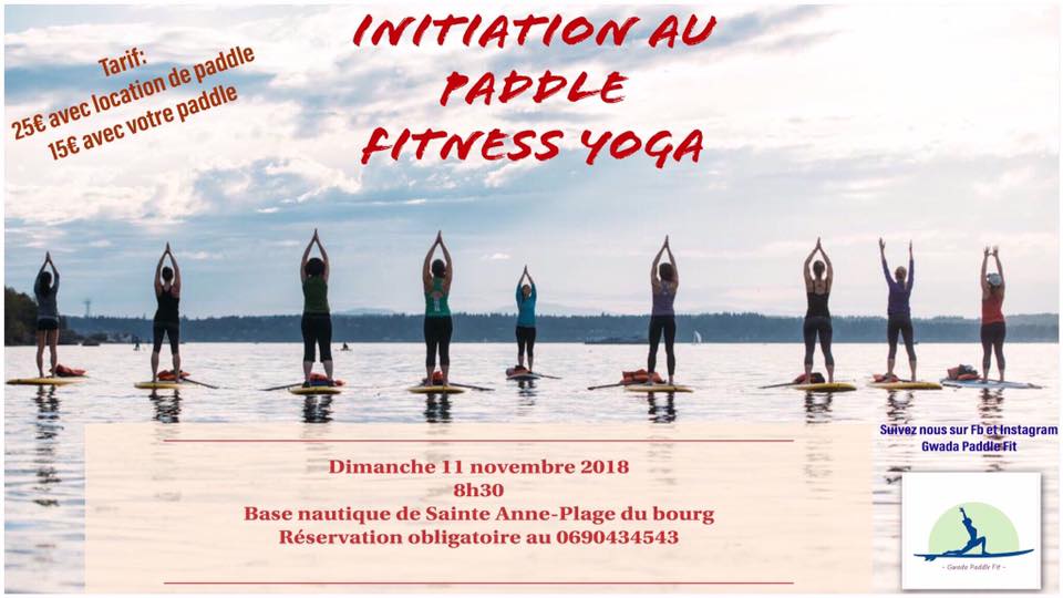 Initiation Paddle Fitness Yoga avec Gwada Paddle Fit