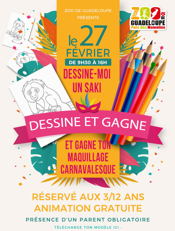 DESSINE ET GAGNE AVEC LE ZOO 3-12 ans