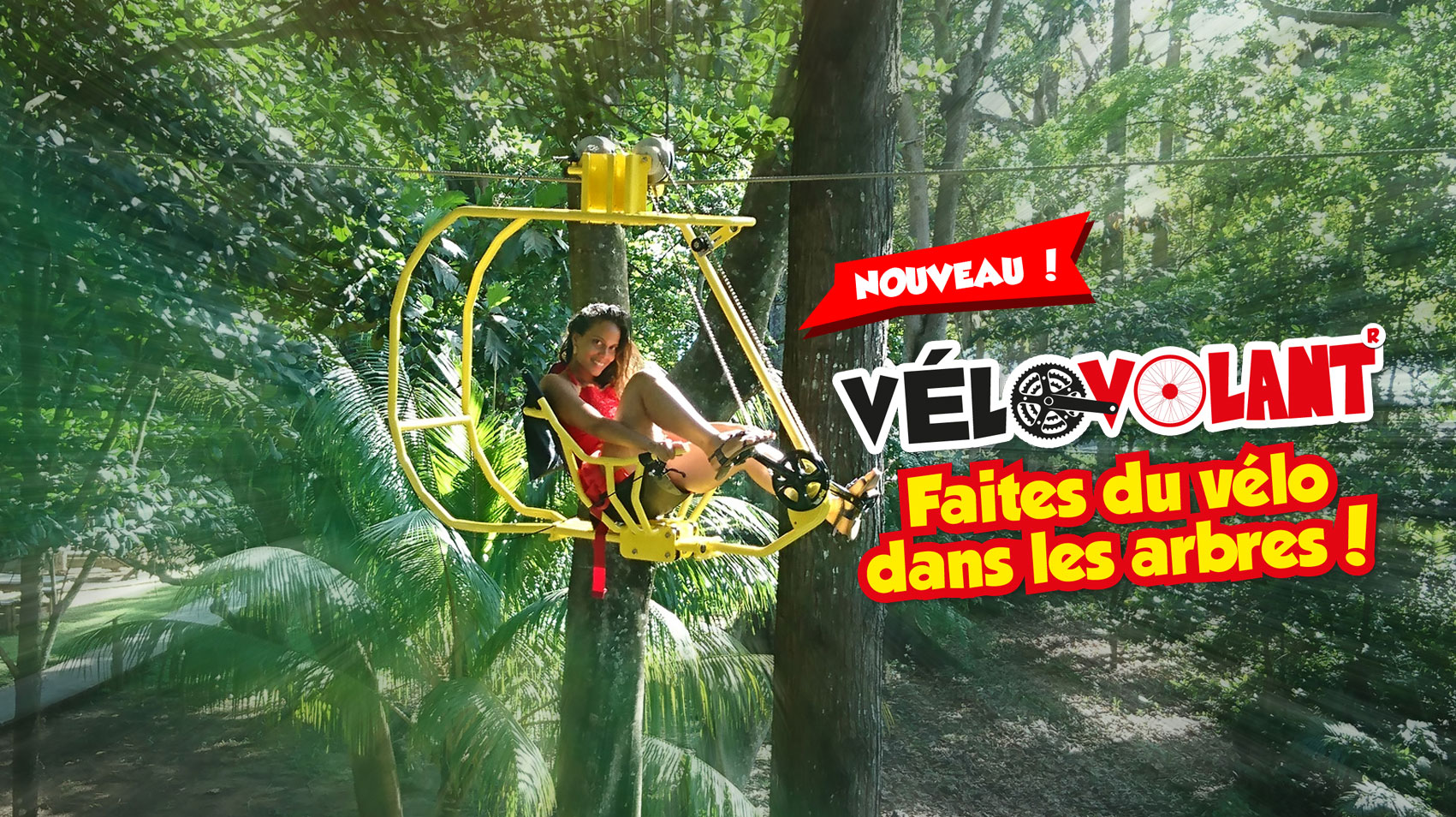 Vélovolants : une attraction exclusive dans toute la Caraïbe !