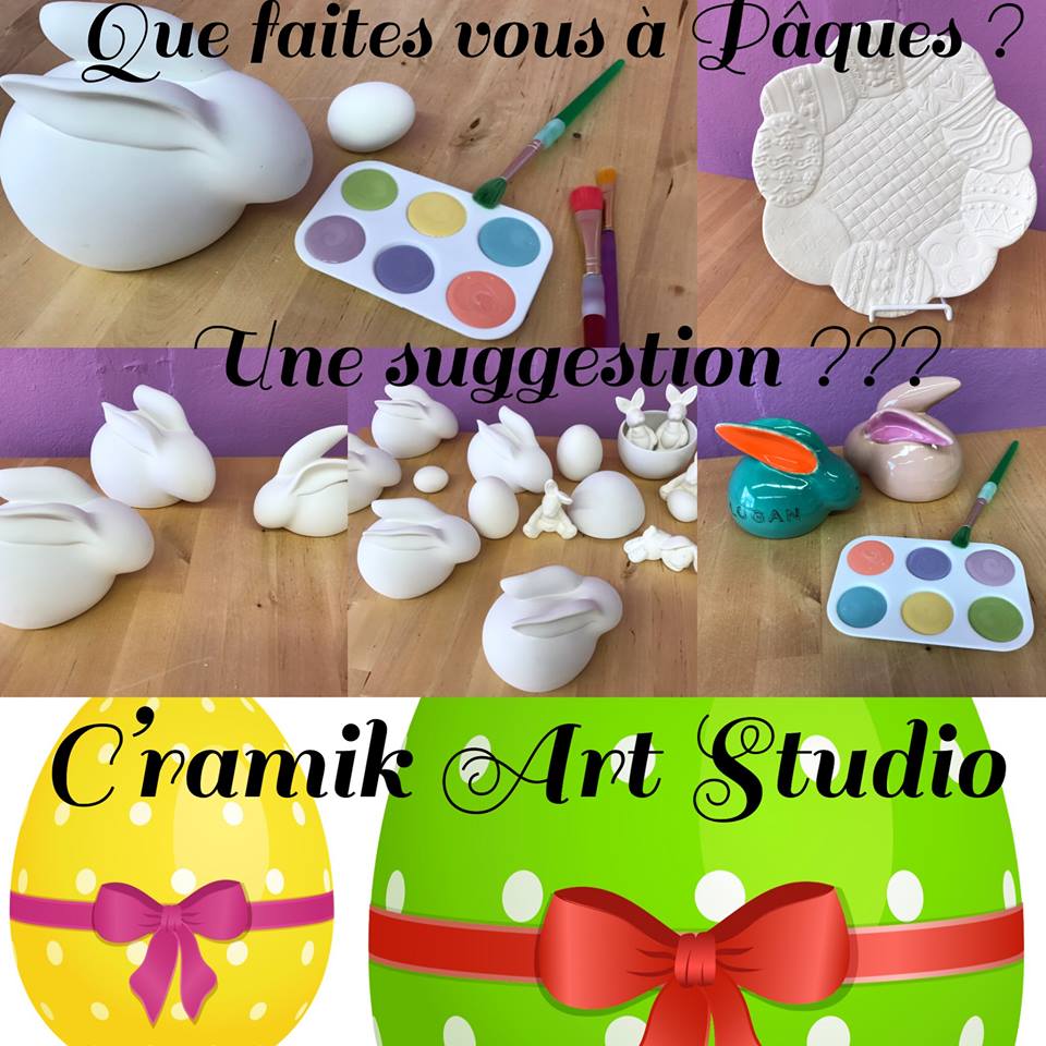 Peinture sur céramique à partir de 6 ans – Vacances de Pâques