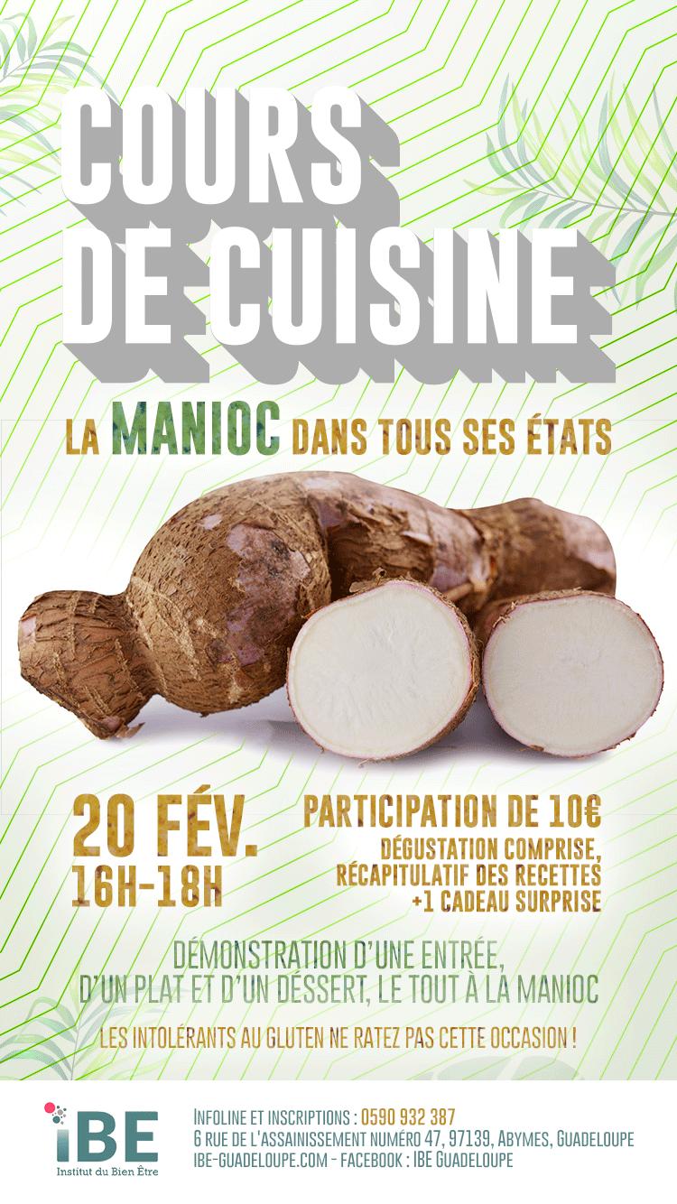 Cours de cuisine – La Manioc dans tous ses états