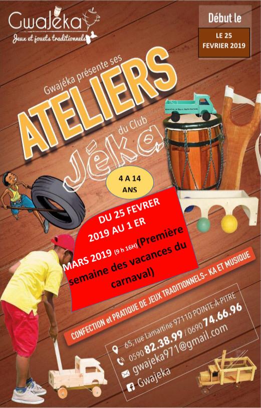 ATELIER DU CLUB JEKA 4-14 ans