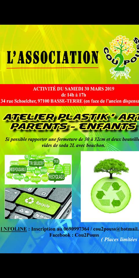 Atelier Plastik’art – 30 mars