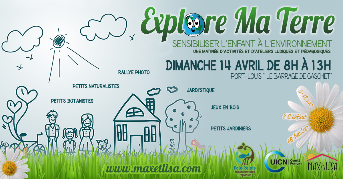 ACTIVITÉ :  Explore ma terre – Sensibiliser l’enfant à l’environnement – Le 14 avril