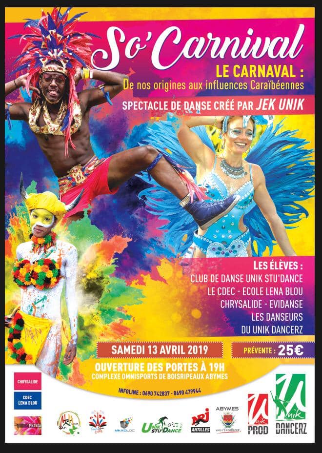 So’Carnival Spectacle de Danse crée par Jek Unik