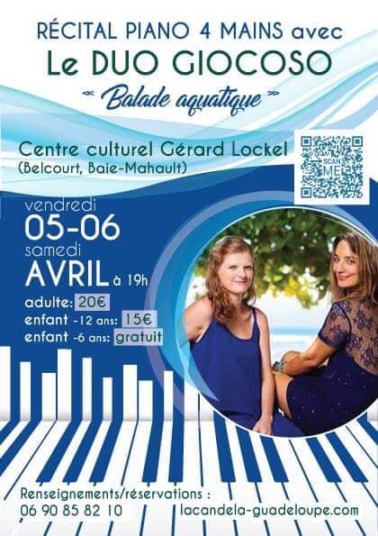 Duo Giocoso «Balade aquatique» Récital piano 4 mains