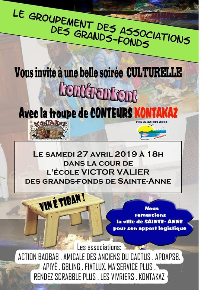 KONTERENKONT – Soirée culturelle -27 avril à 18h