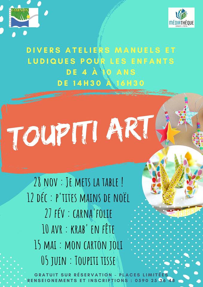 Atelier créatif TOUPITI ART….