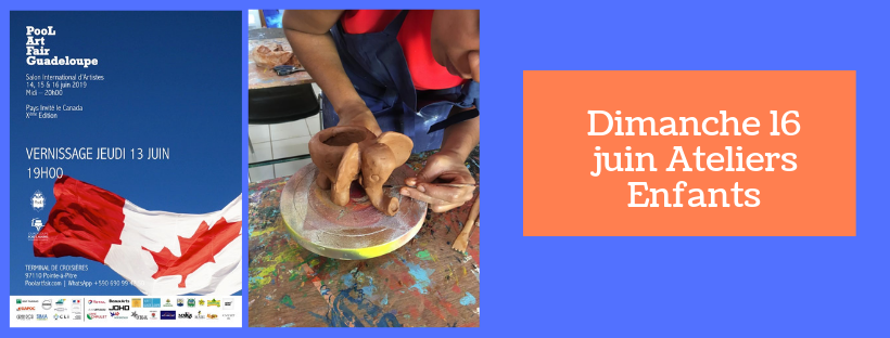 Les enfants à la Pool Art Fair du 14 au 16 juin 2019