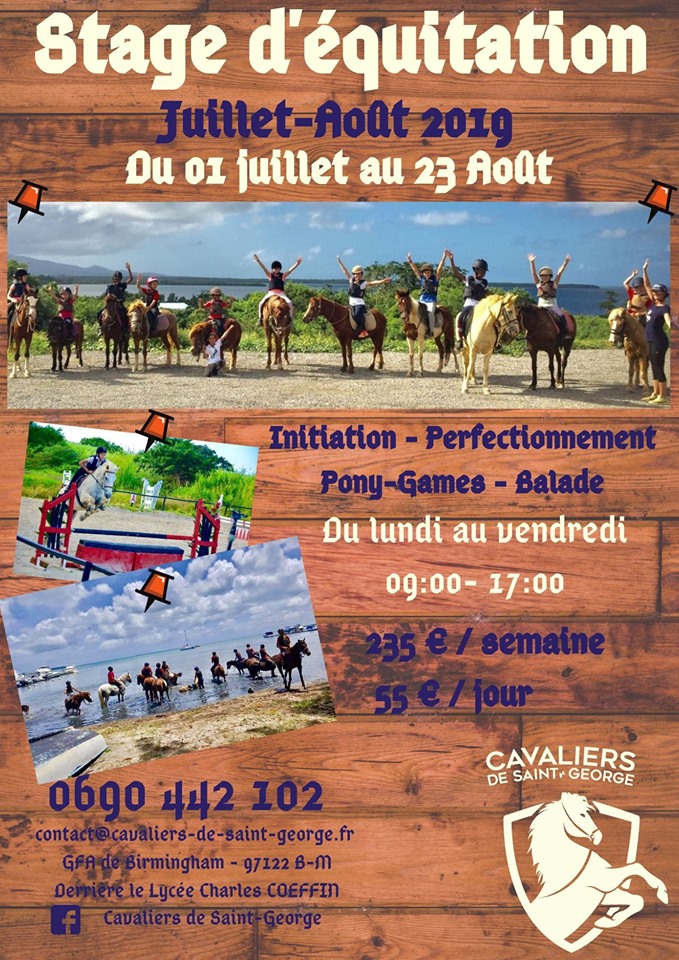 Initiation – Perfectionnement – Pony – Game – Balade à partir de 5 ans du 1 juillet au 23 Aout