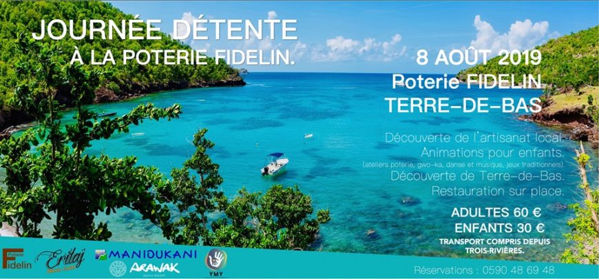 Journée détente à la Poterie Fidelin de Terre-de-Bas ! Le 8 Aout