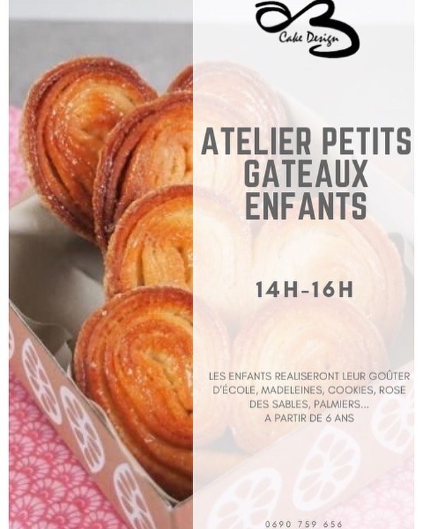 ATELIER ENFANTS PETITS GÂTEAUX –  A partir de 6 ans