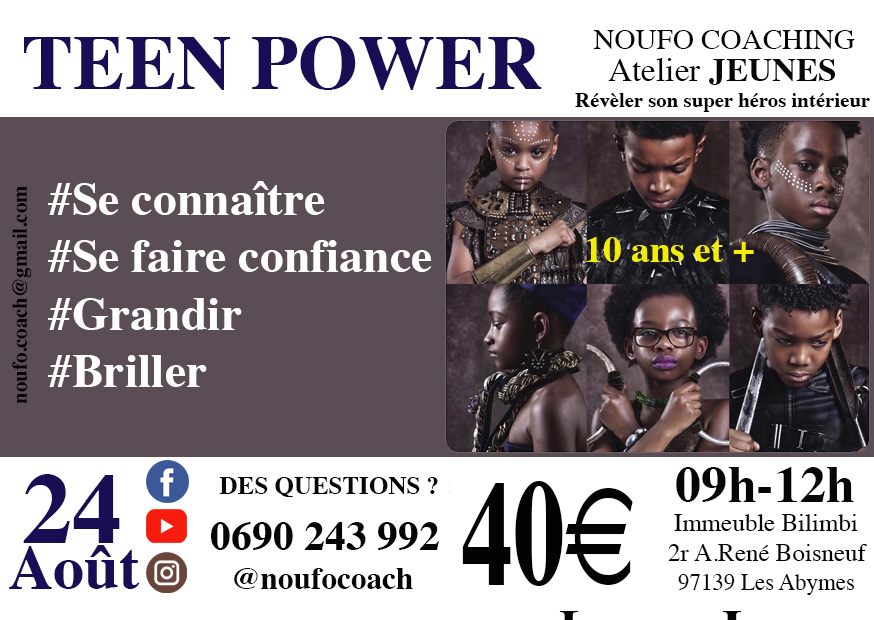 TEEN POWER, Je me « booste » pour la rentrée – Révèle ton super héros intérieur 💪🏿