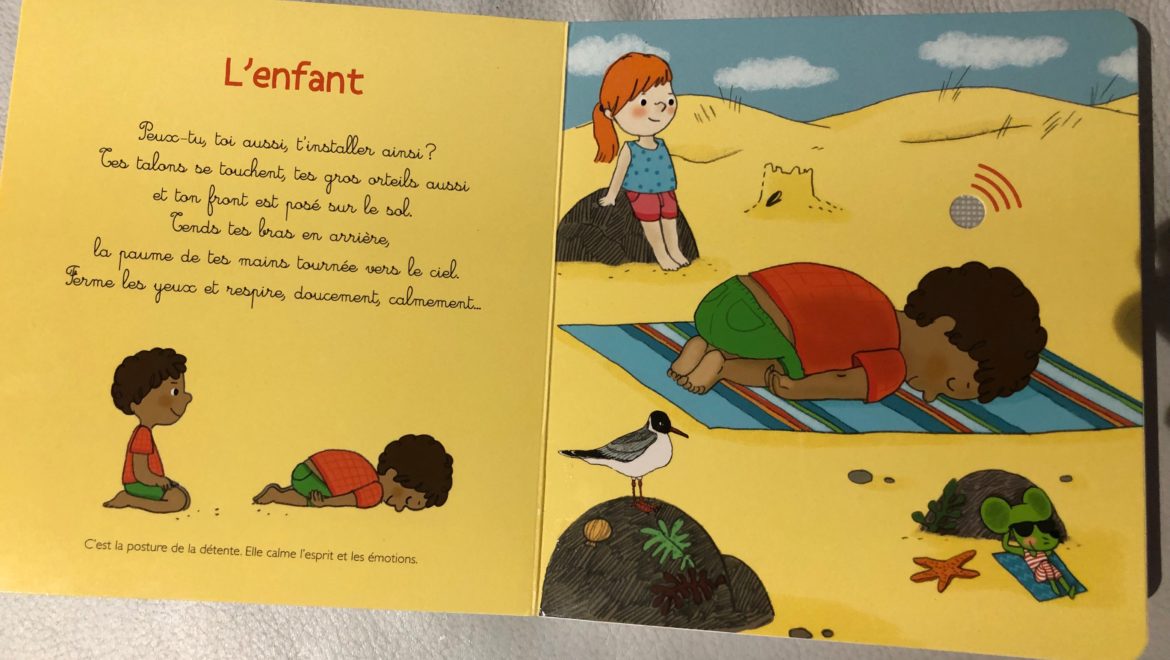 Mes premières postures de Yoga ! Un livre sympa qui aide à apaiser parfois ;-)