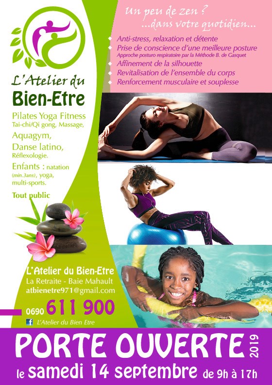 PORTE Ouverte :pilates yoga natation enfants danse aquagym t.chi