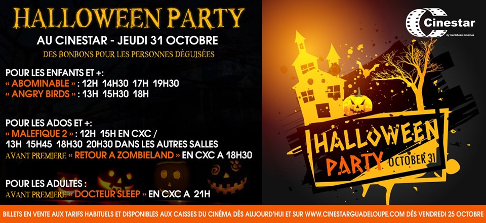 Vivez Halloween au CINESTAR !