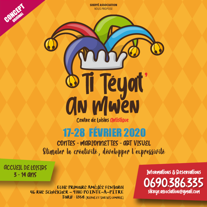 Stage de carnaval – TI TEYAT AN MWEN – Sikryé association