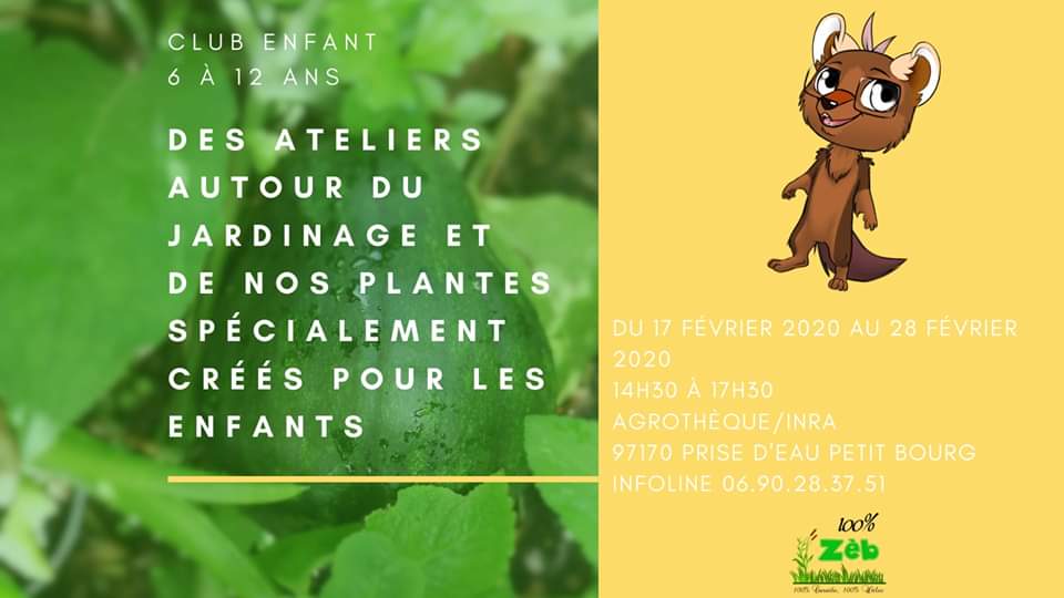 Club Enfant : des ateliers autour du jardinage et de nos plantes