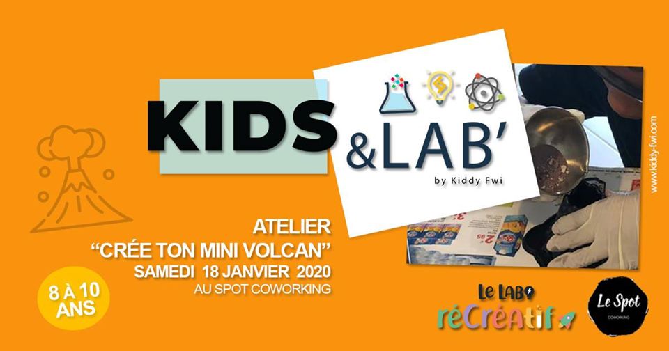 KIDS & LAB’ – Crée ton mini volcan -8/10 ans