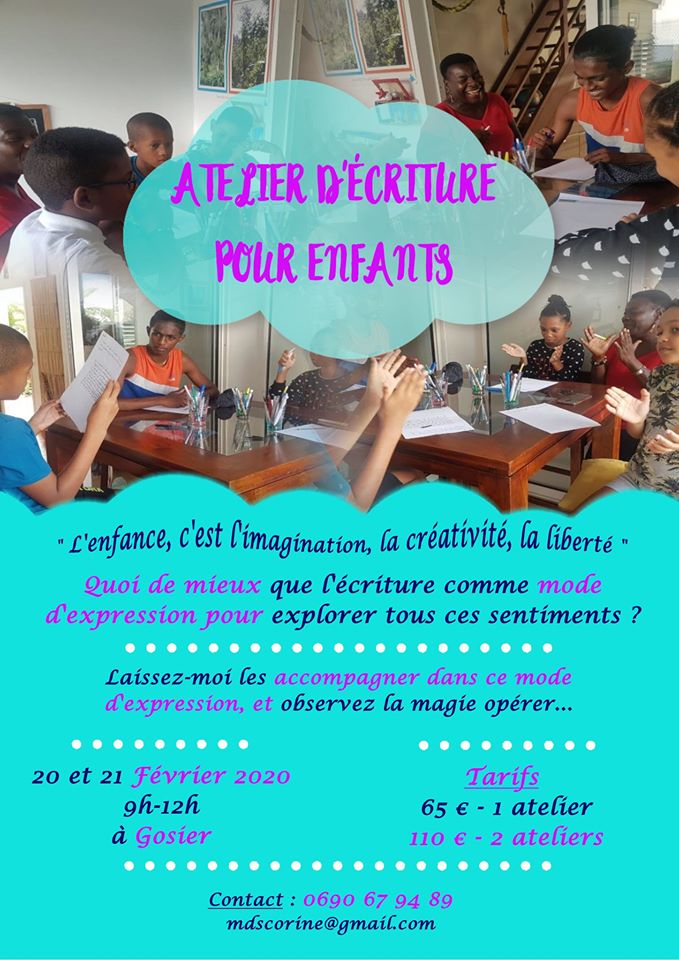 Atelier Écriture Enfants : 8 à 15 ans