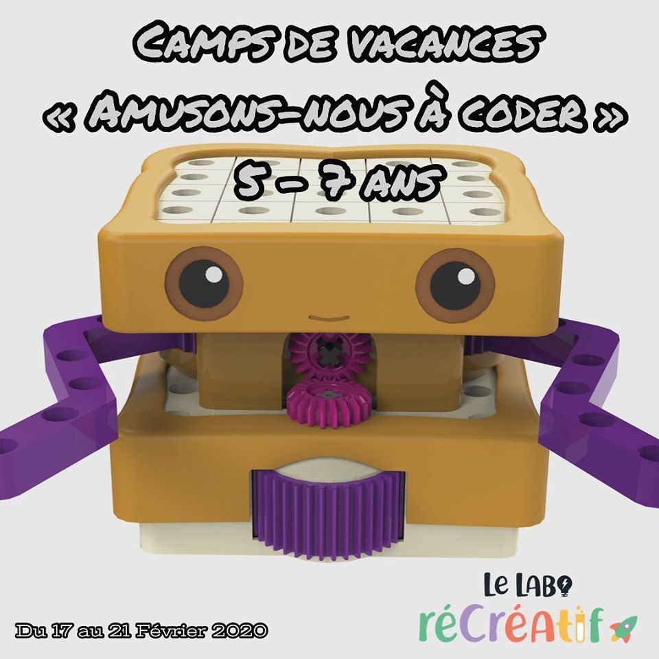 Des ateliers de codage et de robotique pendant les vacances de Carnaval 🤖 5/7 ANS