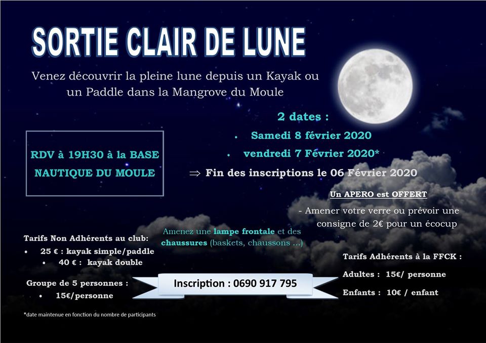 SORTIE AU CLAIR DE LUNE