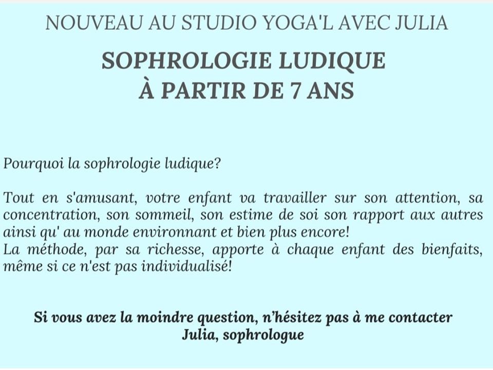 Sophrologie Ludique Enfants à partir de 7 ans