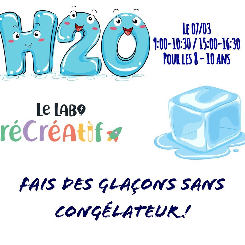 « Fais des glaçons sans congélateur » – 8/10 ans