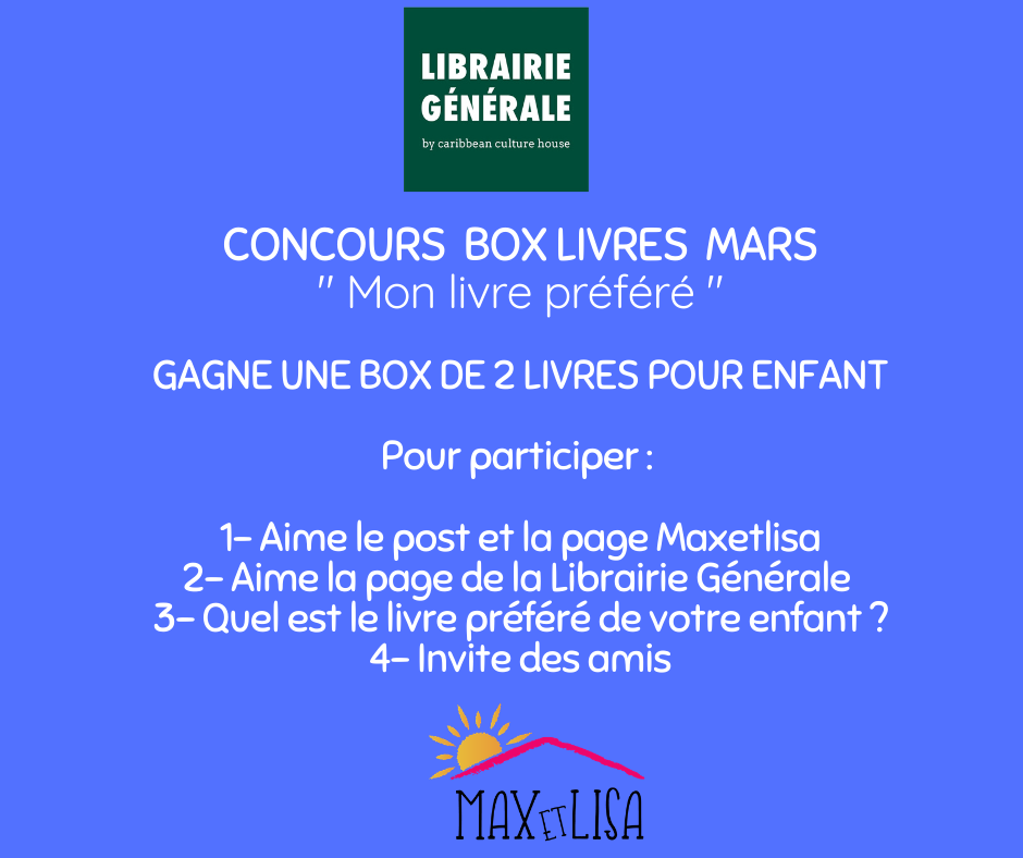 Concours Box livres « IMAGIN’BOX » avec la Librairie Générale – Mars 2020