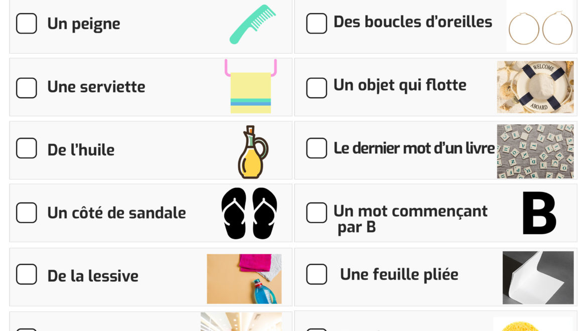 Cherche et trouve à la maison N°2