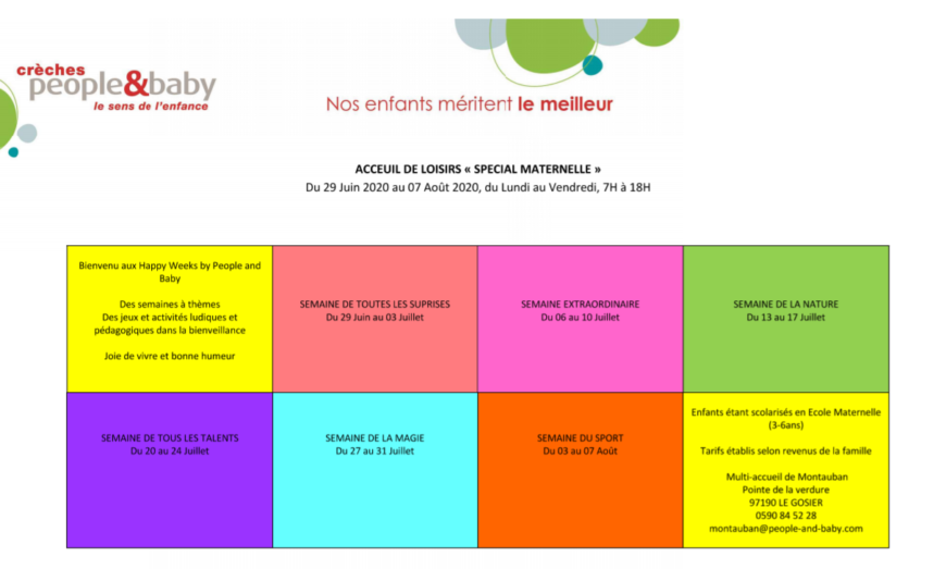 Multi-accueil de MONTAUBAN au Gosier