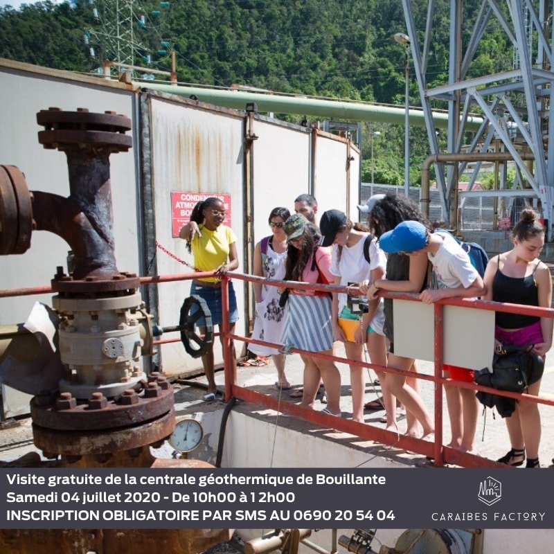 Visite gratuite de la centrale géothermie de Bouillante