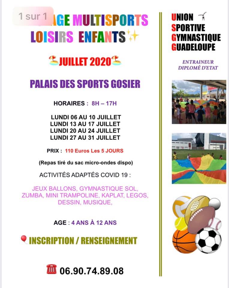 Stage multisports loisirs enfants 4-12 ans