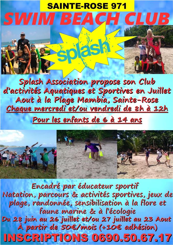 Ecole de natation, Aquafitness, Swim beach club jusqu’au 23 Aout