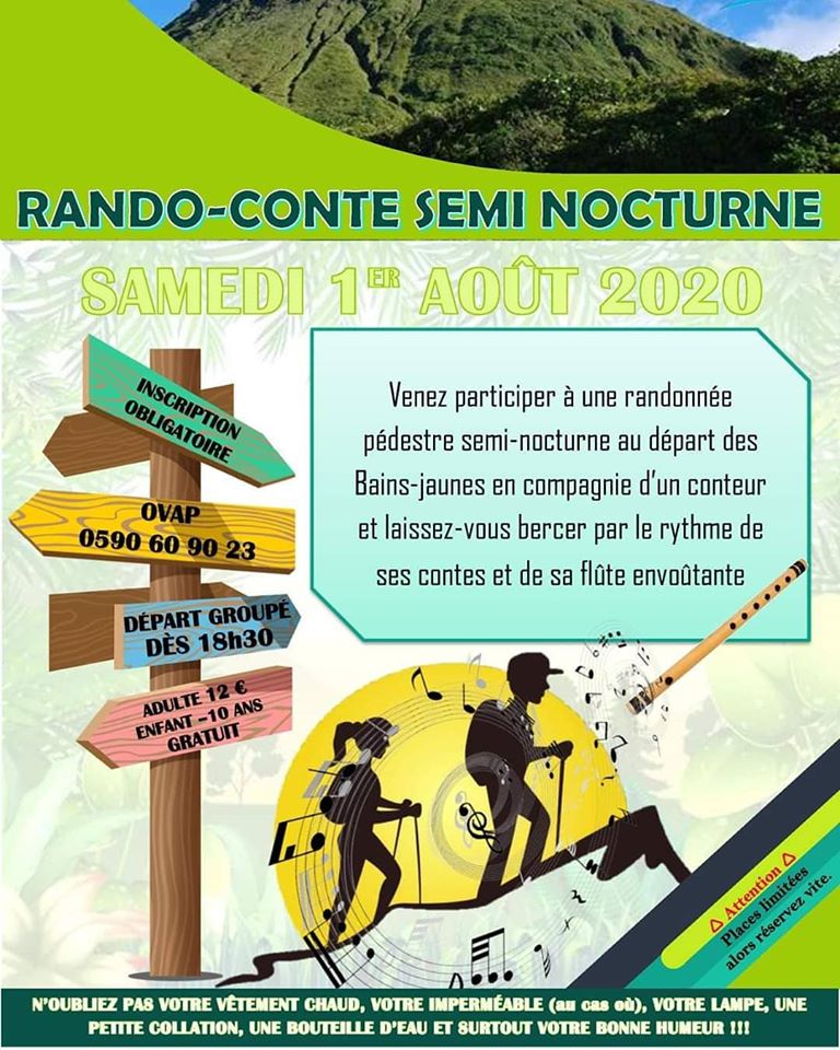 Rando-conte semi-nocturne du samedi 1er Août