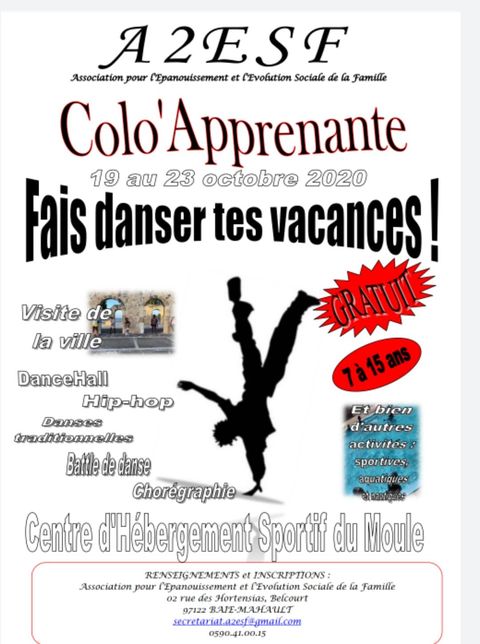 Vacances de Toussaint : Colo Apprenante