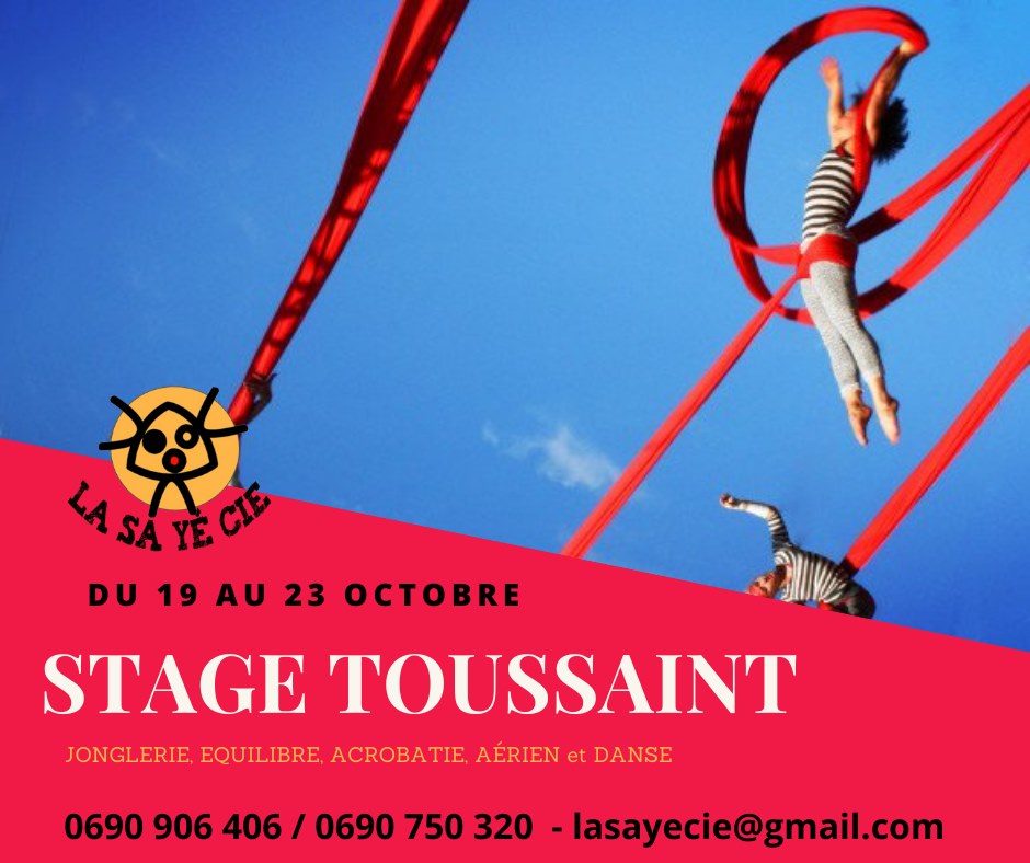 Les stages pour les Vacances de la Toussaint du 19 au 30 Octobre