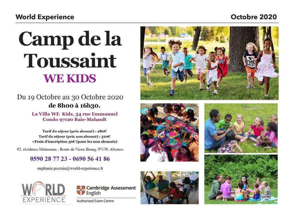 Vacances de Toussaint : WE KIDS