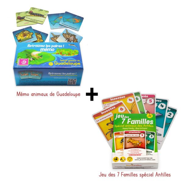 Offre spéciale Mémo Guadeloupe + 7 familles